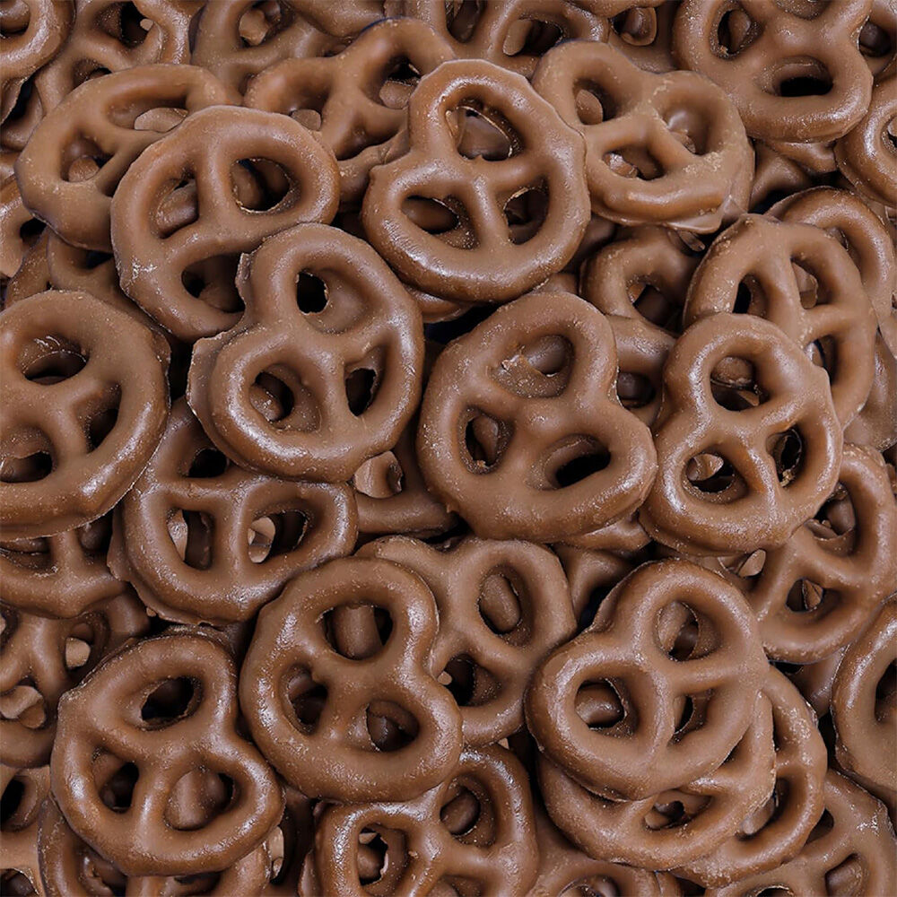 image of Mini Chocolate Covered Pretzels, 7 oz