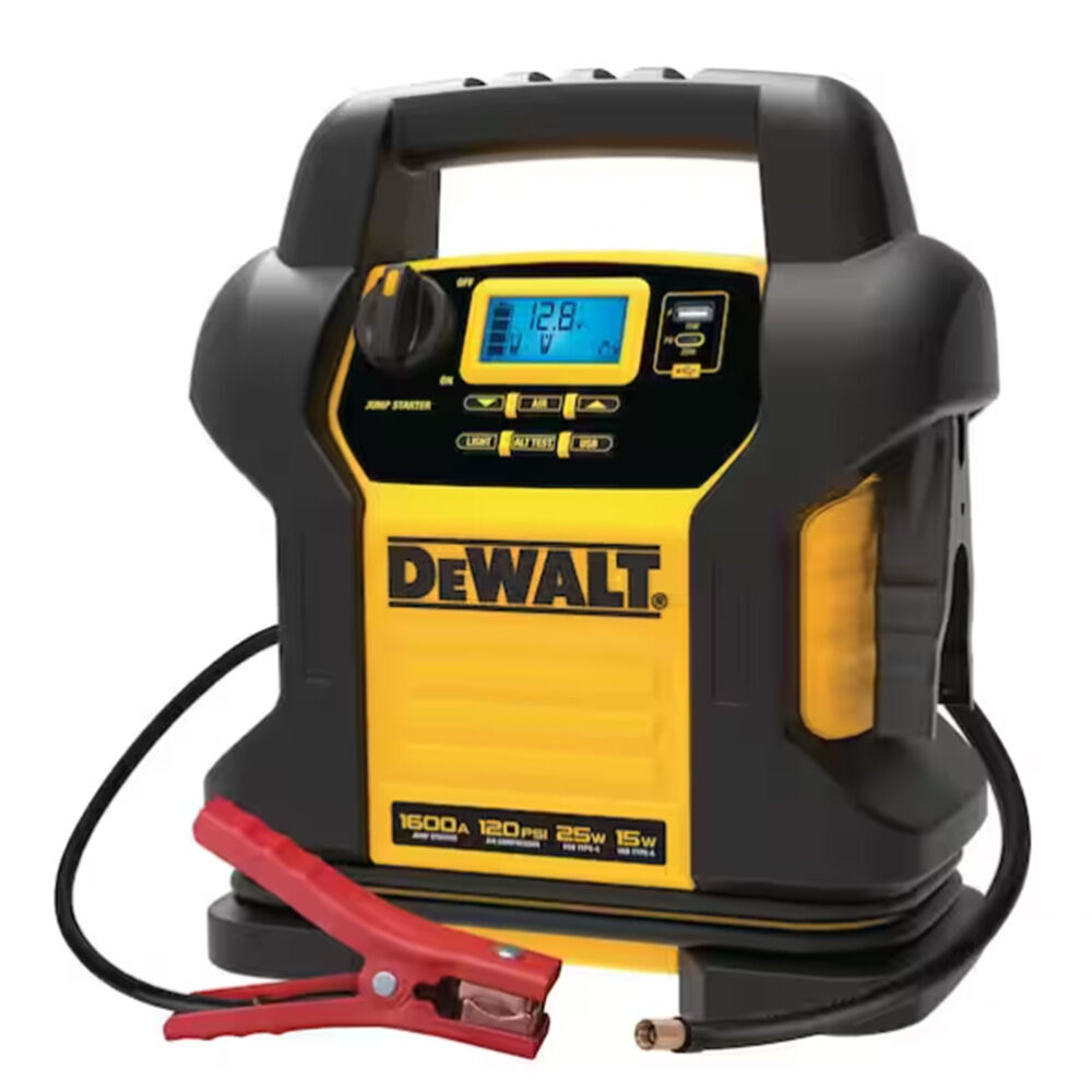 image of Portable Jump Starter with Digital Compressor