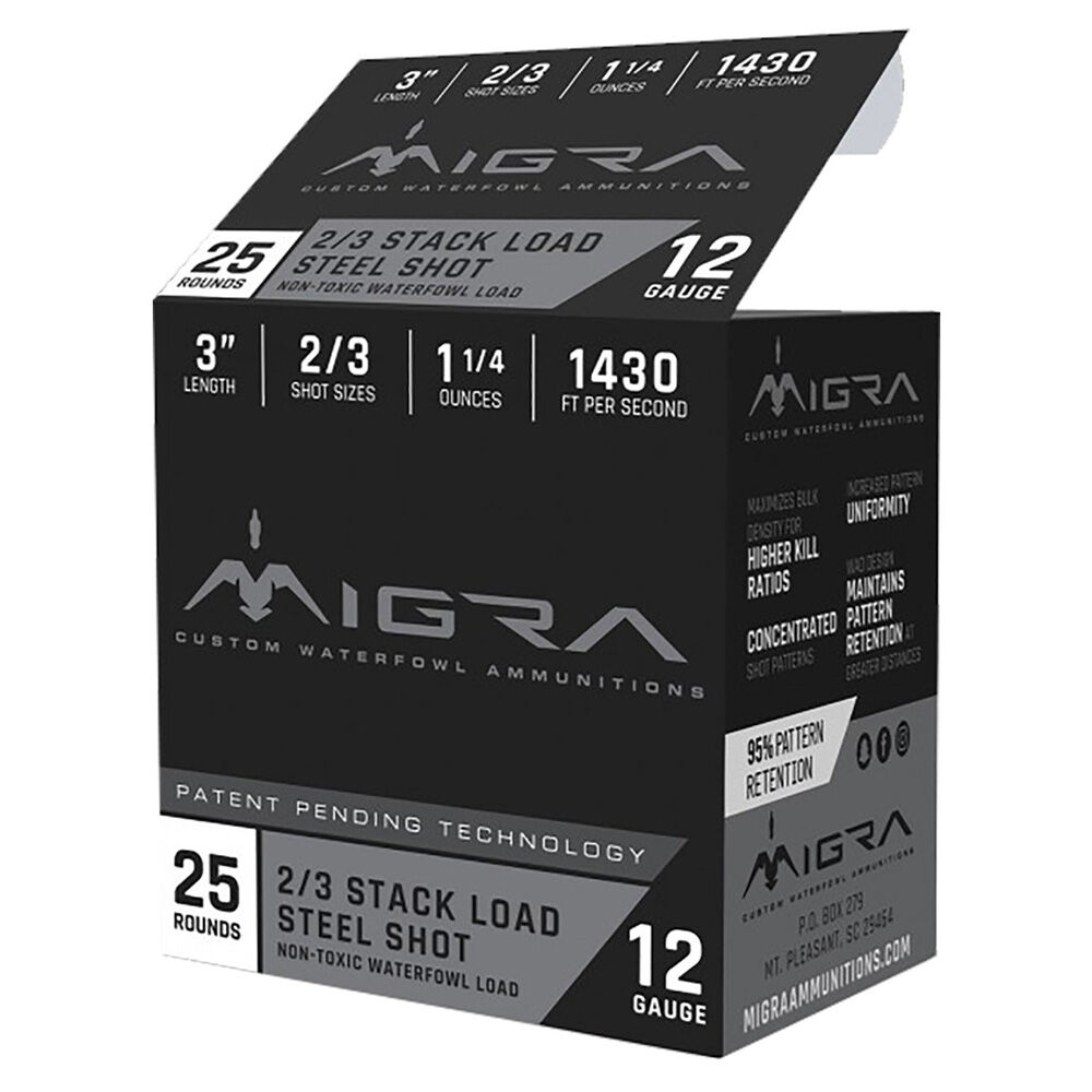 image of 12 Ga 3 in #2/3 Steel Shot, 25 Rounds