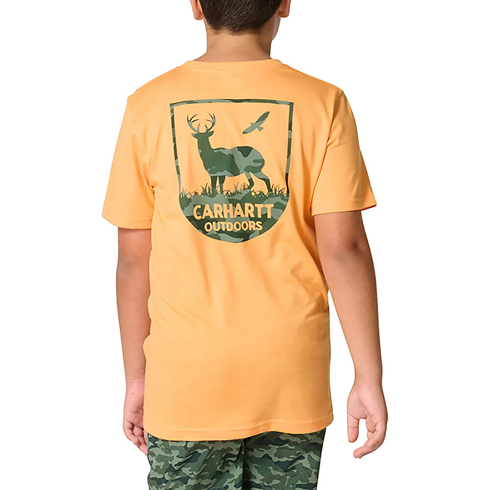 image of Kids' Camo Deer Short Sleeve T-Shirt