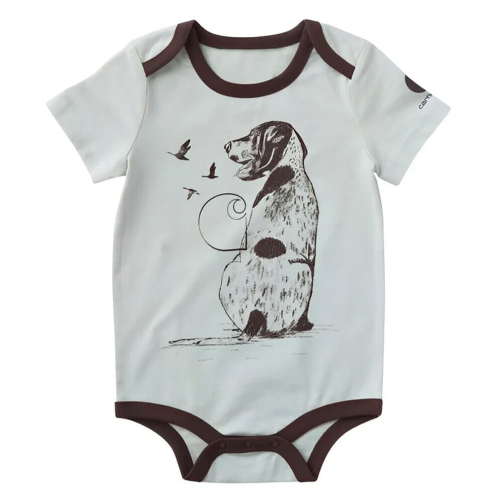 image of Infant's Dog Short Sleeve Bodysuit