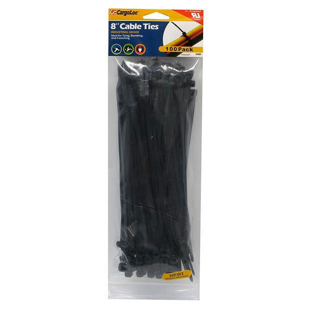 image of 8 in Nylon Cable Ties, 100 pk