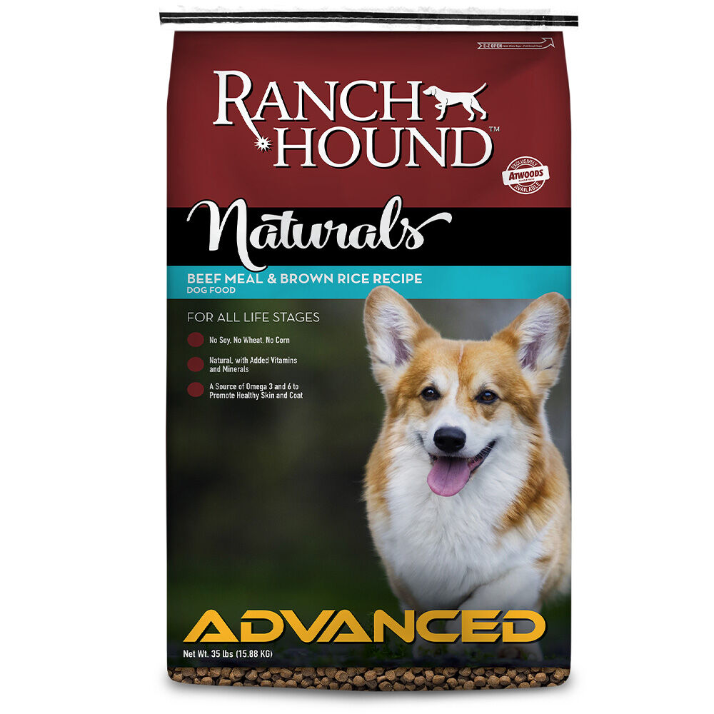 image of Dry Dog Food- Naturals, Beef Meal and Rice, 35 lb