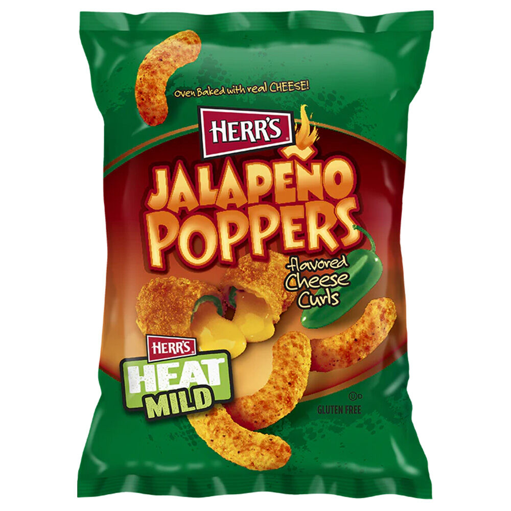 image of Jalapeño Poppers Cheese Curls, 6 oz