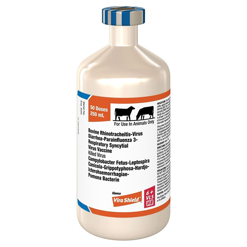 image of Vira Shield 6+VL5 HB Cattle Vaccine, 50 Doses