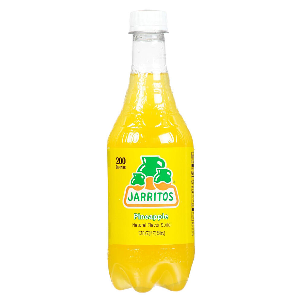image of Soda Bottle- Pineapple, 17.7 oz