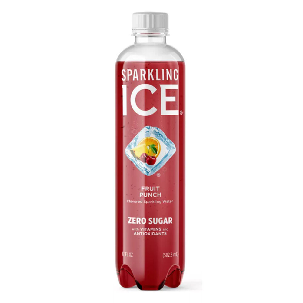 image of Sparking Water Bottle- Fruit Punch, 17 fl oz