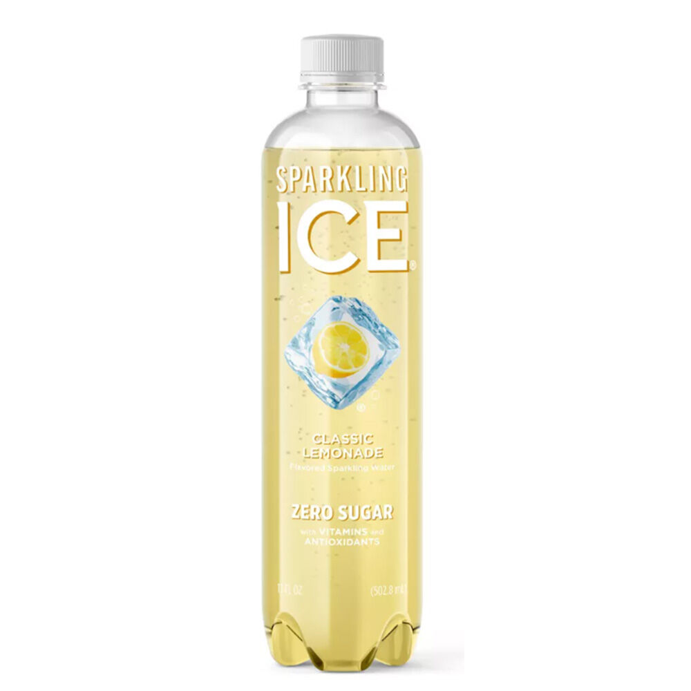 image of Sparking Water Bottle- Lemonade, 17 fl oz