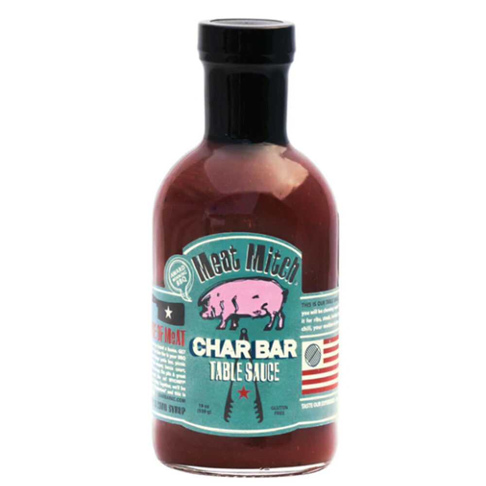 image of Gourmet BBQ Sauce- Char Bar, 19 oz