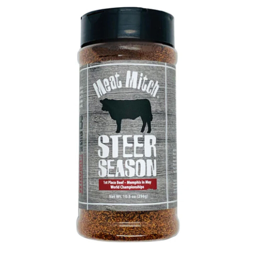 image of BBQ Rub Seasoning- Steer, 10.5 oz