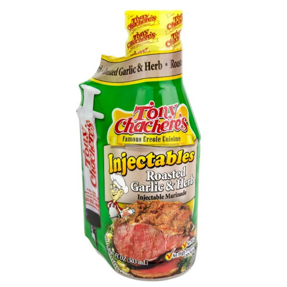 image of Injectable Roasted Garlic and Herb Marinade- 17 oz