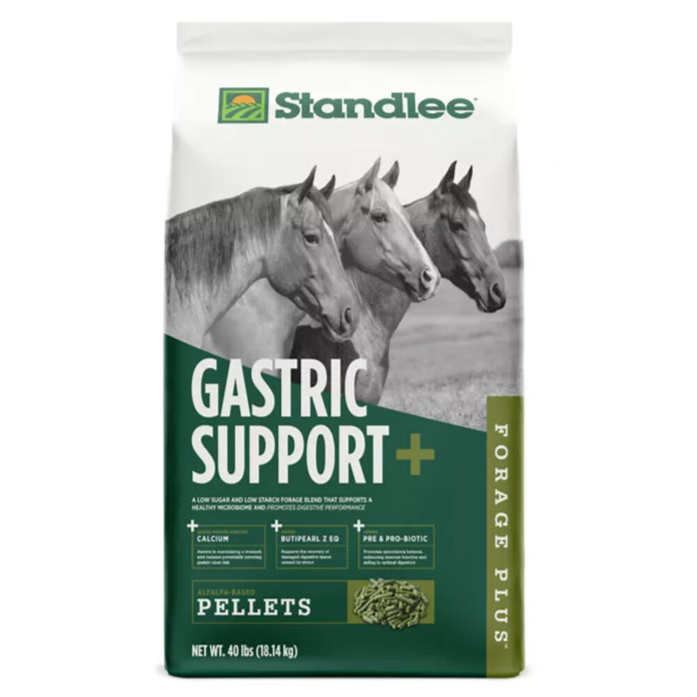 image of Horse Feed, Forage Plus Gastric Support Pellets, 40 lb