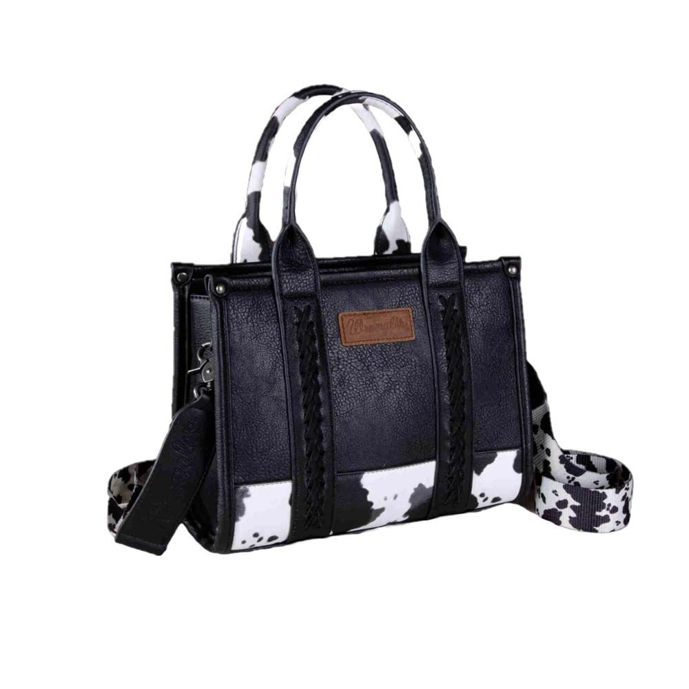 image of Women's Cow Print Concealed Carry Wide Tote