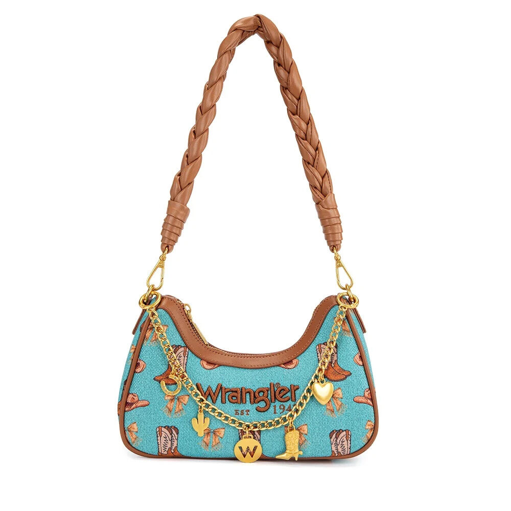 image of Women's Western Cowboy Print Shoulder Bag