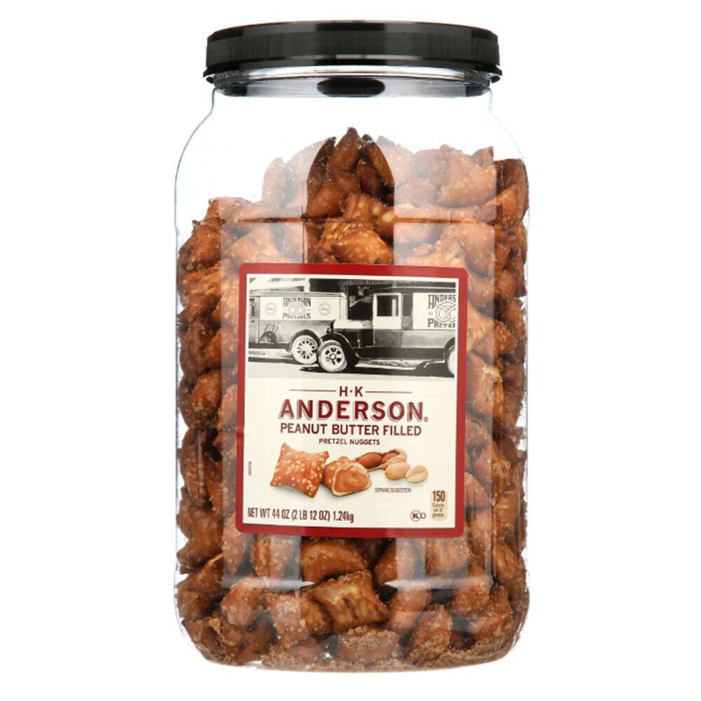 image of H.K. Anderson Peanut Butter Filled Pretzel Nuggets- 44 oz