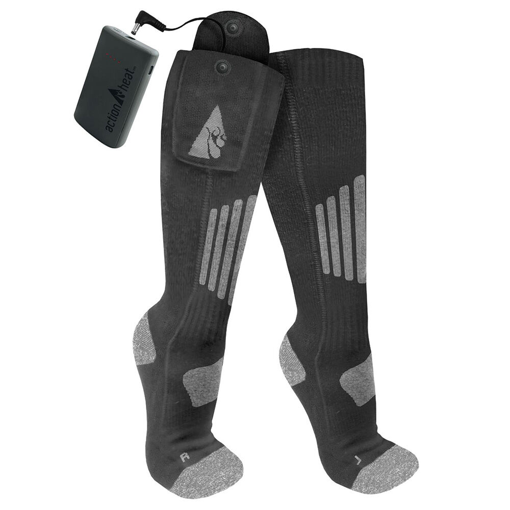 image of ActionHeat 3.7V Cotton Rechargeable Heated Socks 2.0