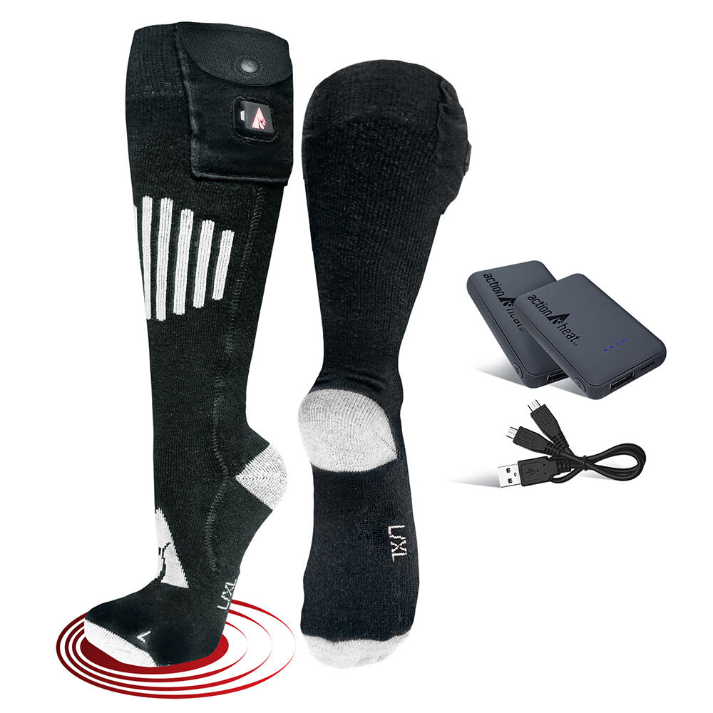 image of ActionHeat 5V Cotton Battery Heated Socks
