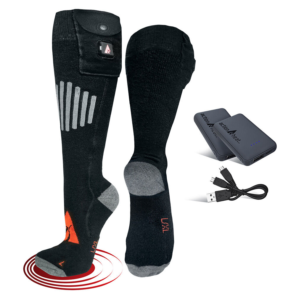 image of ActionHeat 5V Wool Battery Heated Socks