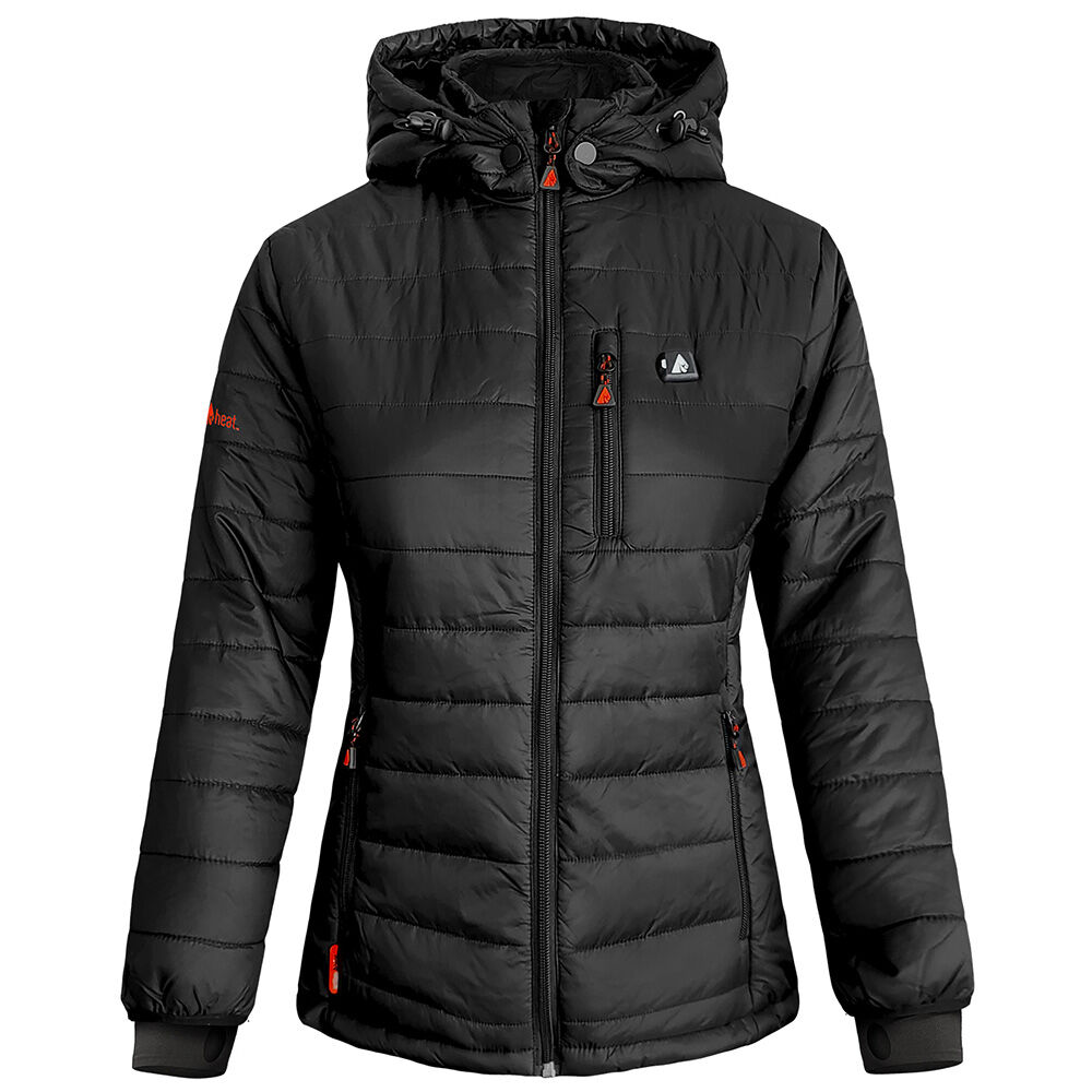 image of Women's ActionHeat 5V Battery Heated Puffer Jacket W/ Hood