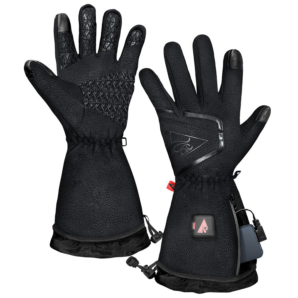 image of Women's ActionHeat 5V Slim-Fit Fleece Battery Heated Gloves