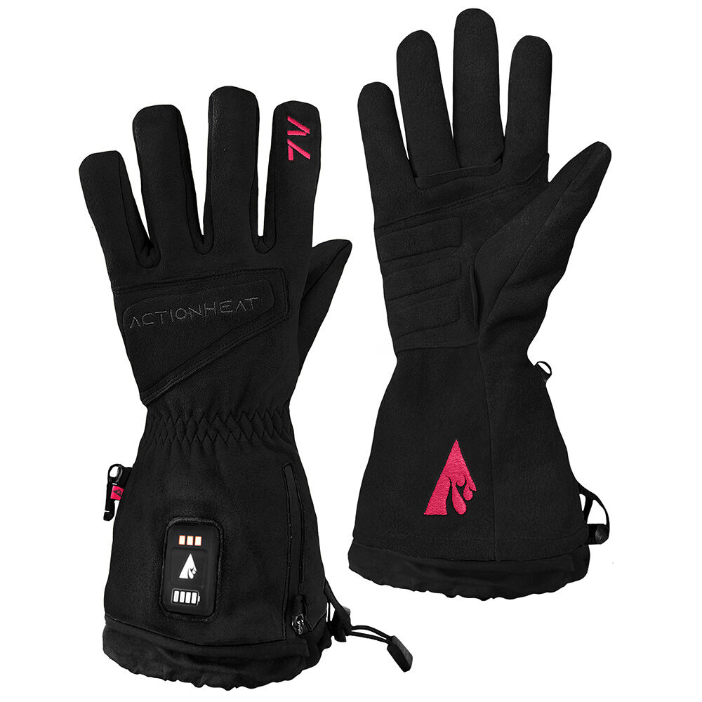 image of Unisex ActionHeat 7V Rugged Leather Heated Work Gloves