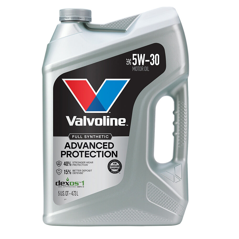 image of Advanced Protection Full Synthetic 5W-30 Motor Oil, 5 qt