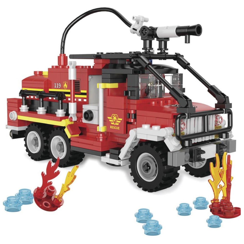 image of Fire Truck Toy Building Set