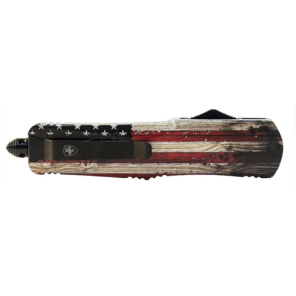 image of Gen II Wood US Flag Large Drop Serrated