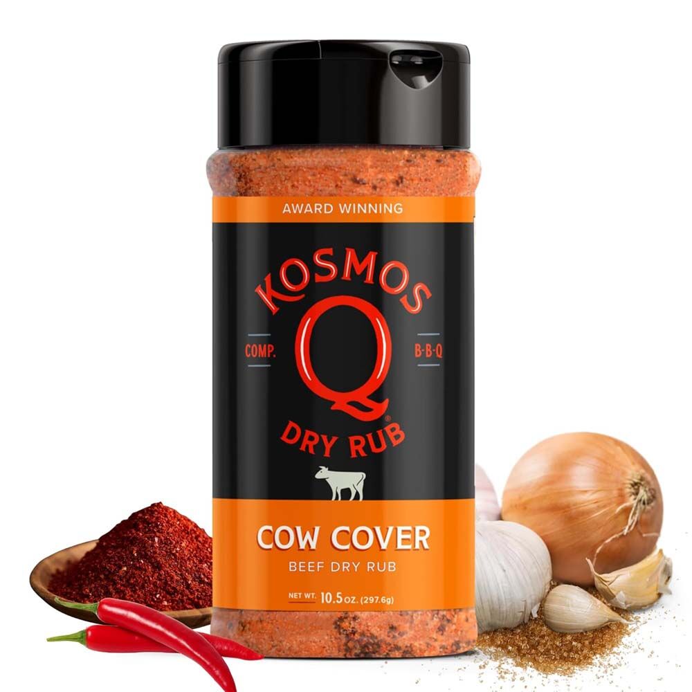 image of Cow Cover BBQ Dry Rub, 10.5 oz