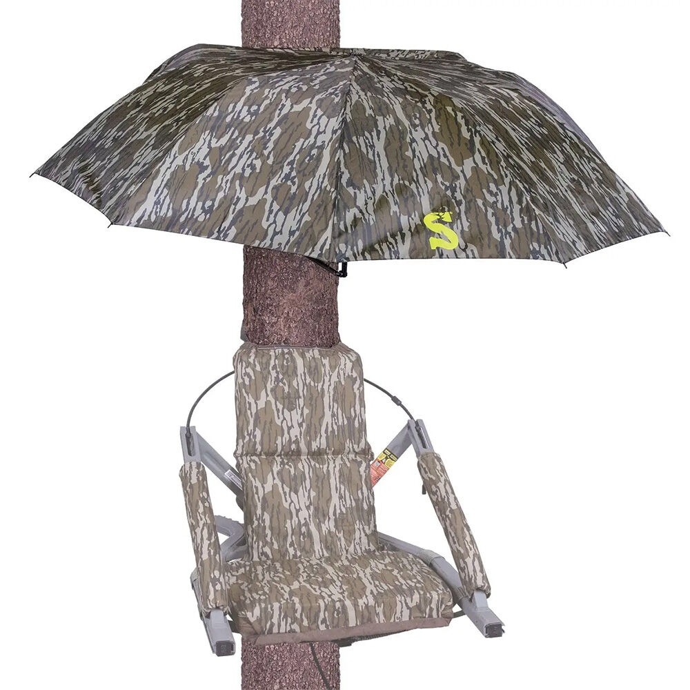 image of Portable Treestand Umbrella, Mossy Oak Bottomland
