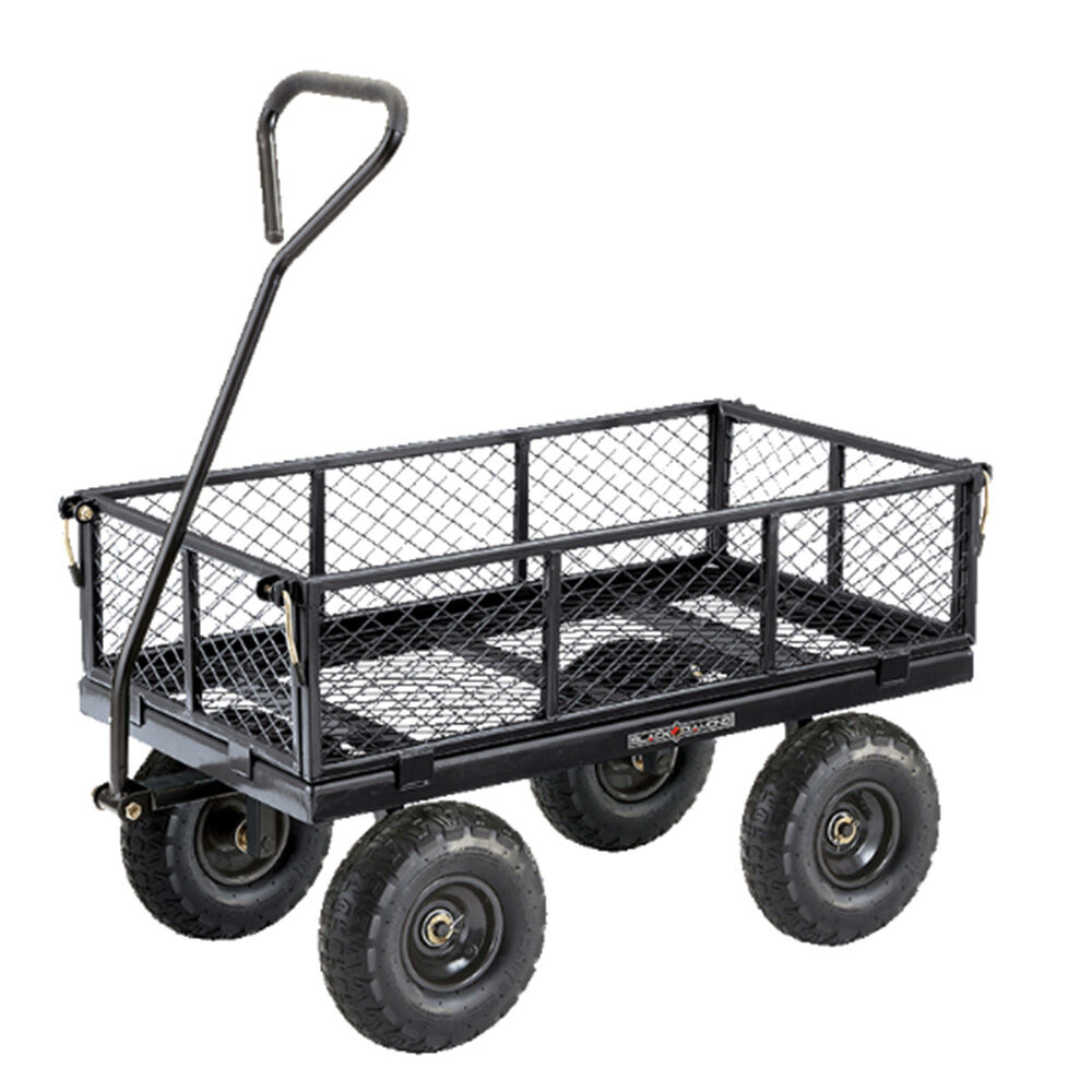 image of 600 lb Steel Mesh Utility Cart