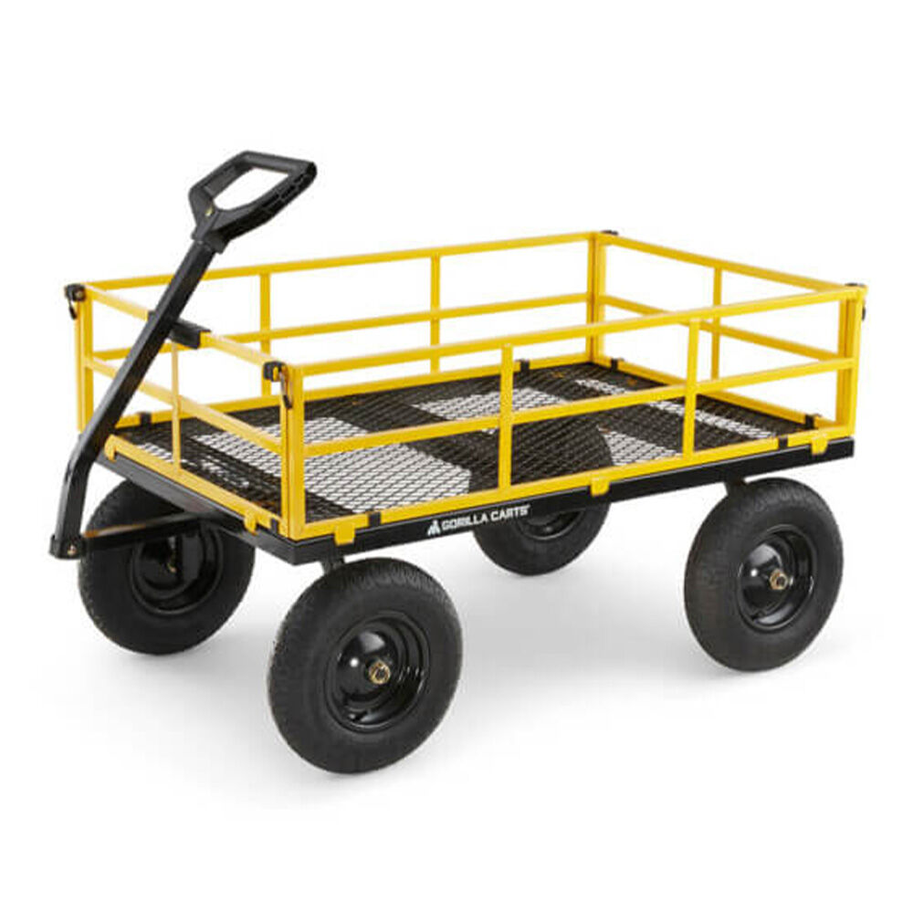 image of 12 Cu Ft Heavy Duty Steel Utility Cart