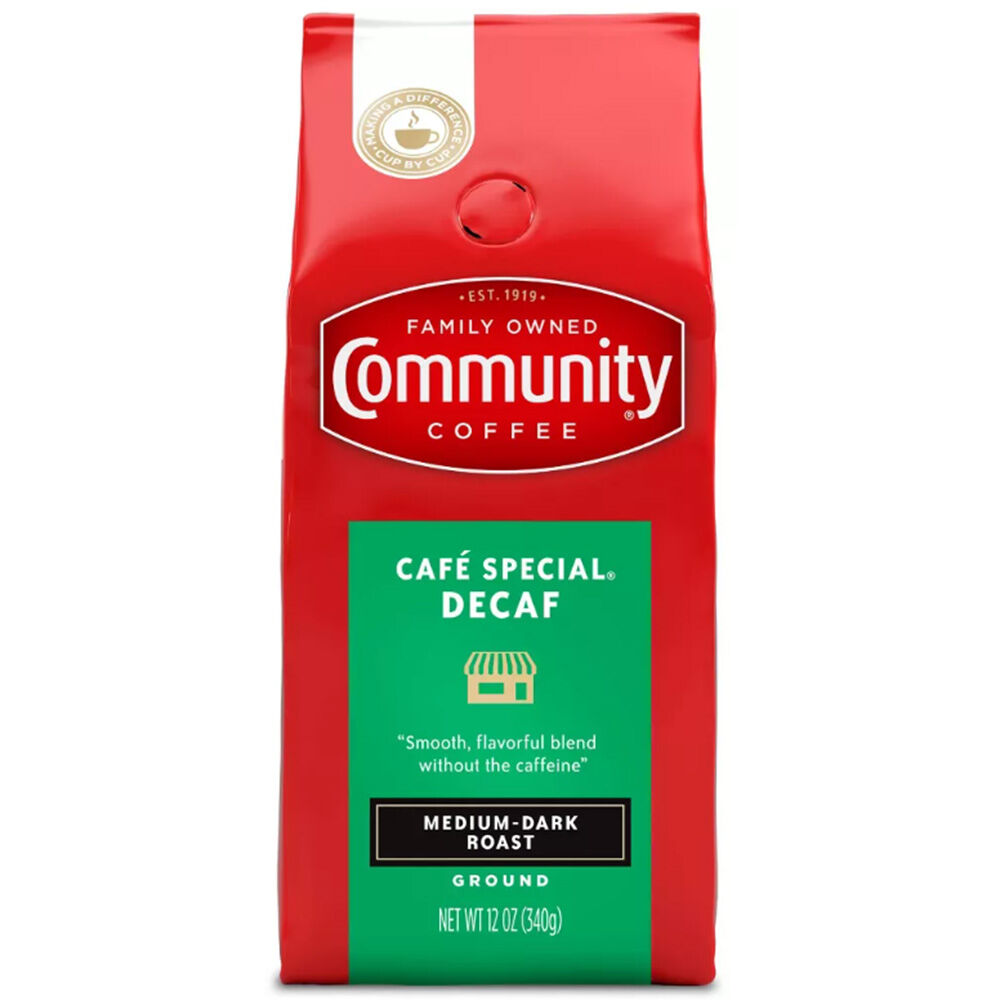 image of Café Special Medium-Dark Roast Ground Coffee- Decaf, 12 oz