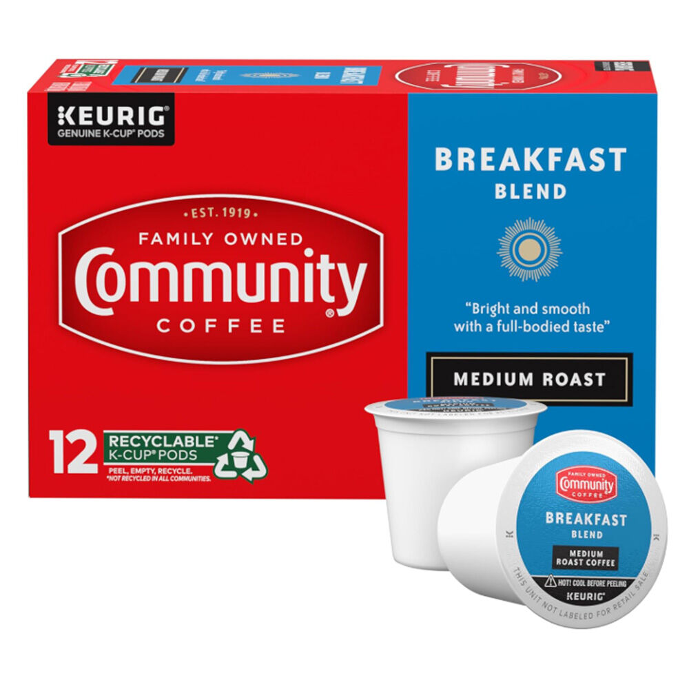 image of Breakfast Blend Medium Roast Single-Serve Pods- 12 ct