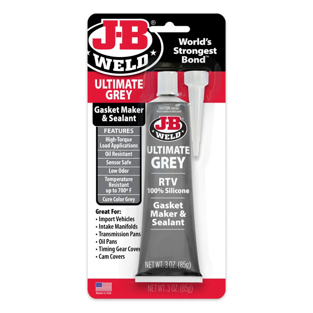 image of Ultimate Grey Gasket Maker and Sealant, 3 oz