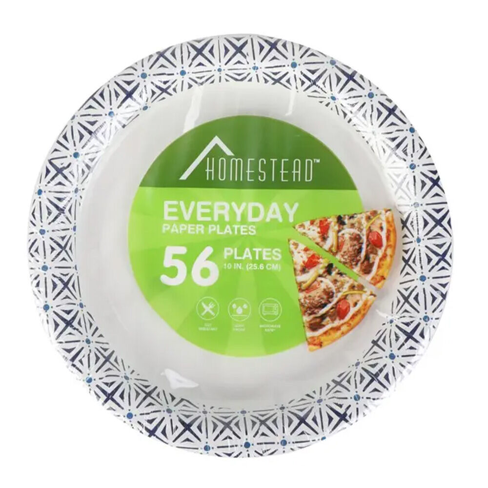 image of 10 in Everyday Paper Plates, 56 pk