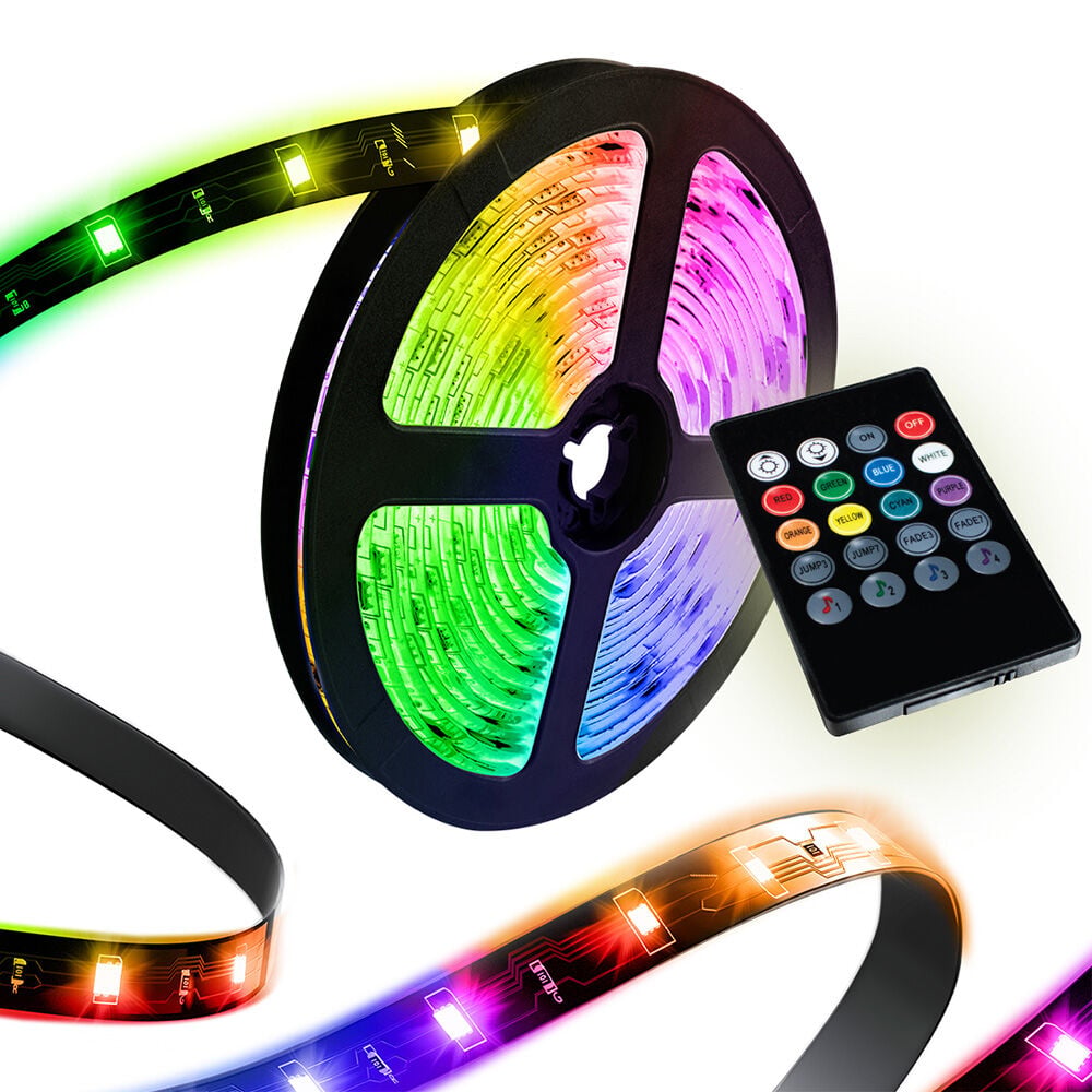 image of Dazzle 50 ft Sound Activated LED Strip Lights