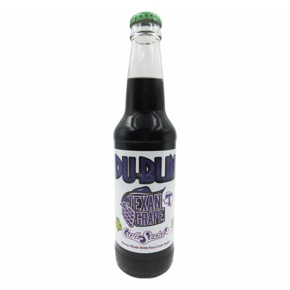 image of Glass Bottled Soda, Retro Grape, 12 oz