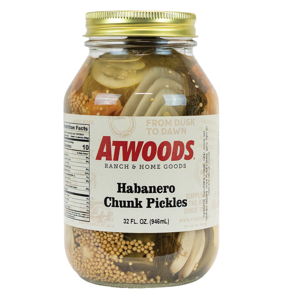 image of Habanero Pickle Chunks, 32 oz