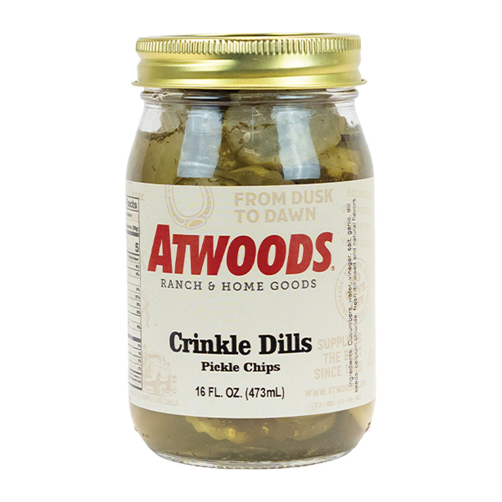 image of Crinkle Dills Pickle Chips, 16 oz