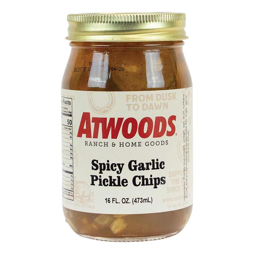 image of Spicy Garlic Pickle Chips, 16 oz