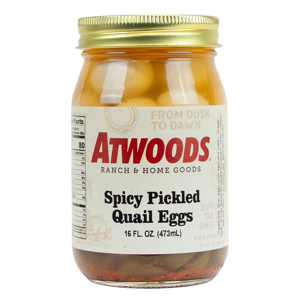 image of Spicy Pickled Quail Eggs, 16 fl oz