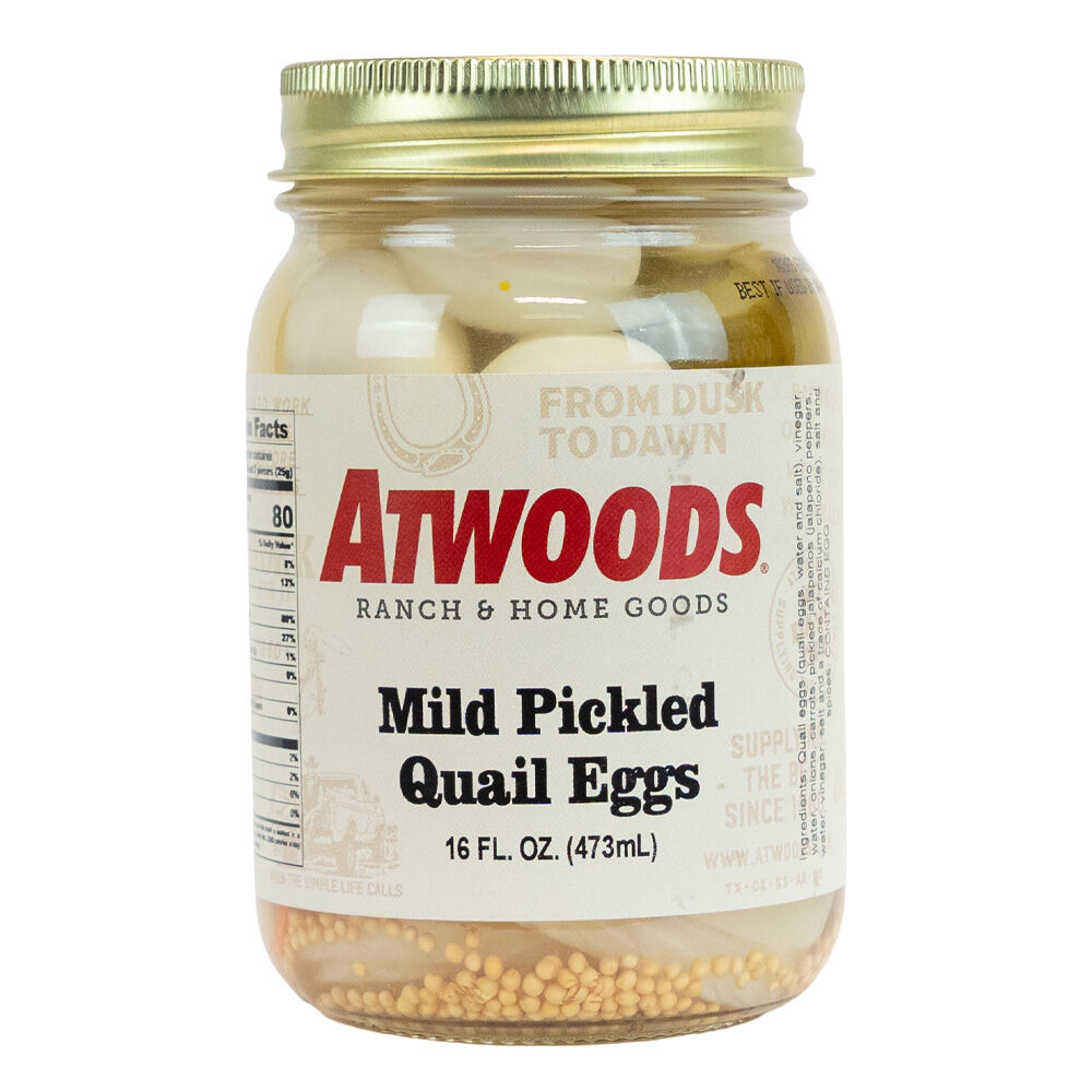 image of Mild Pickled Quail Eggs, 16 fl oz