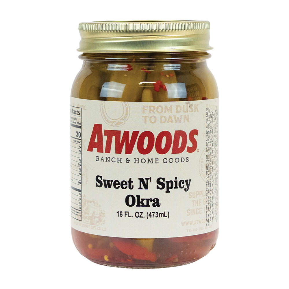 image of Sweet N Spicy Okra, 16 oz