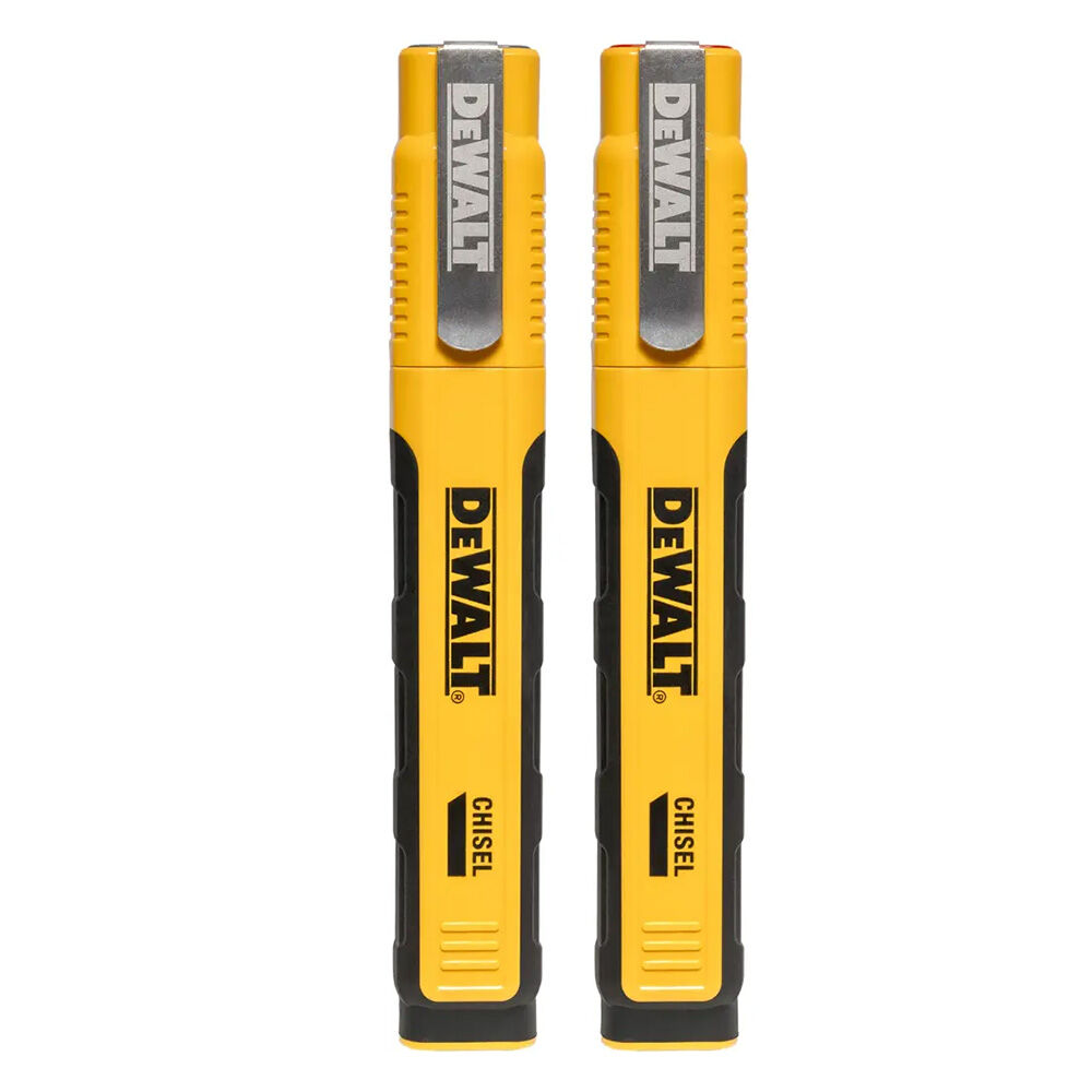 image of Black and Red Chisel Tip Jobsite Ink Marker, 2 pk