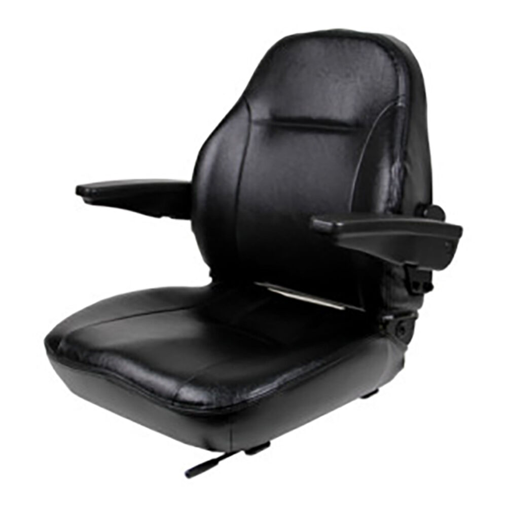 image of ZTR HD Vinyl High-Back Seat - Black