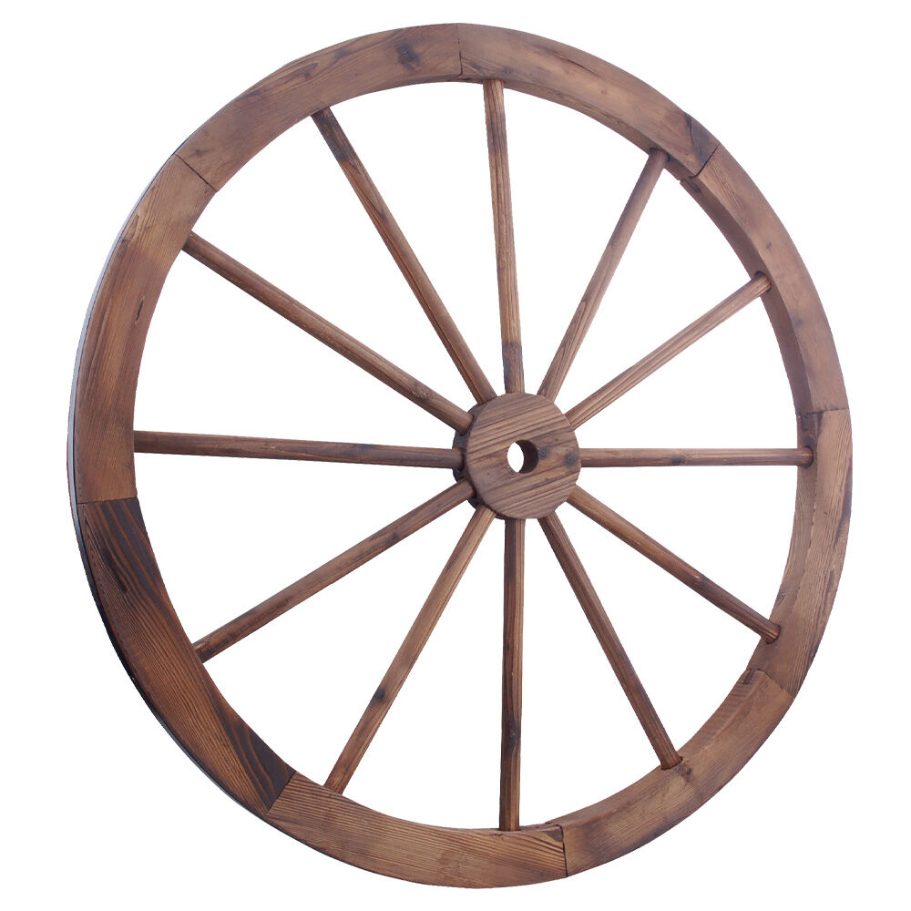 image of Wooden Wagon Wheel, 31 in