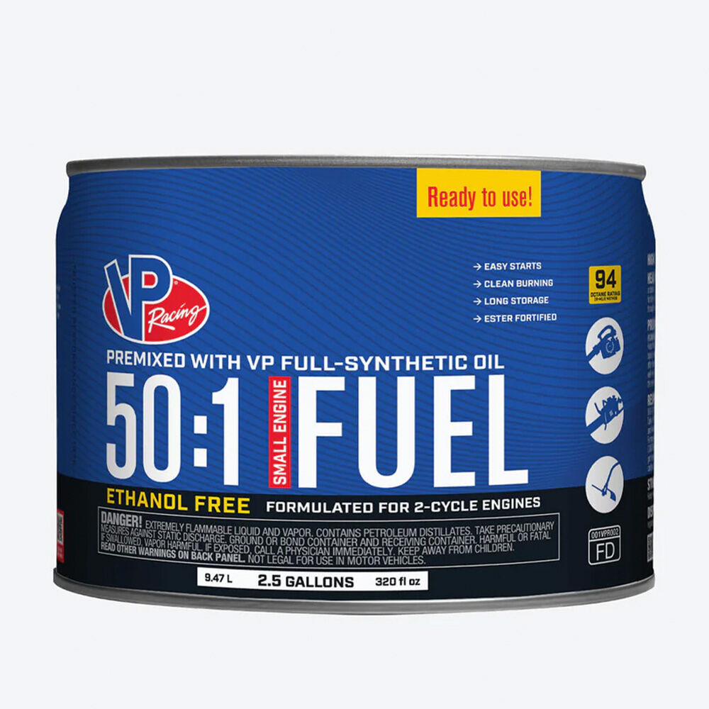 image of 50:1 Premixed Ethanol Free Full-Syntheitc Oil, 2.5 gal