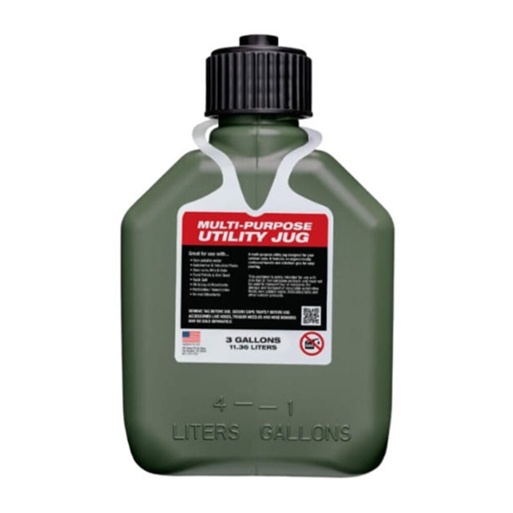 image of 3 gal Green Multi-Purpose Utility Jug with Hose