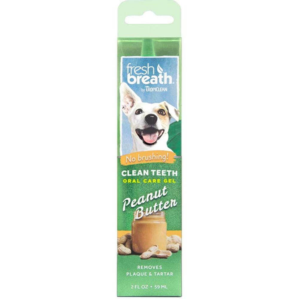 image of Fresh Breath Peanut Butter Oral Care Gel For Dogs, 2 oz